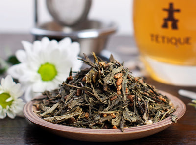 O chá verde Genmaicha, outra variedade interessante de chá verde que lhe mostramos em Tétique.