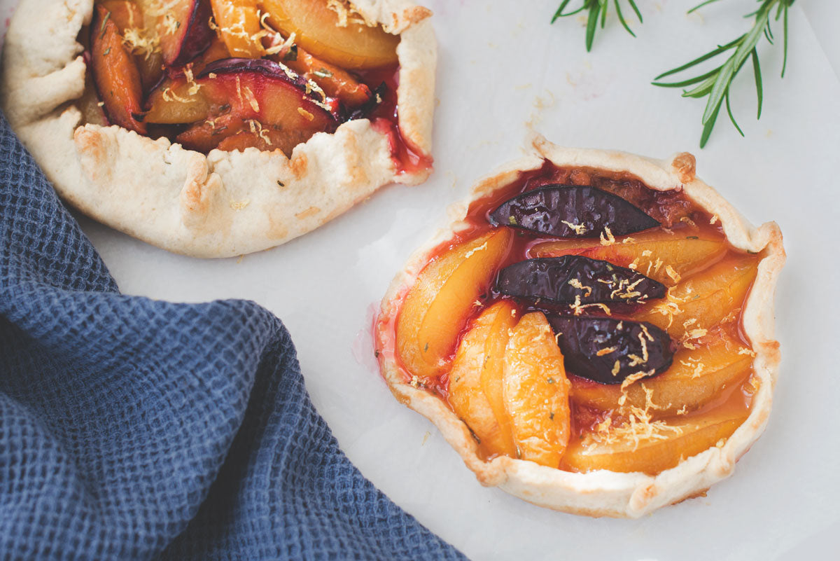 Galettes con ciruelas