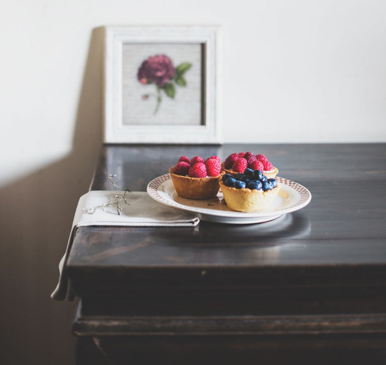 Tartaletas con frutos rojos