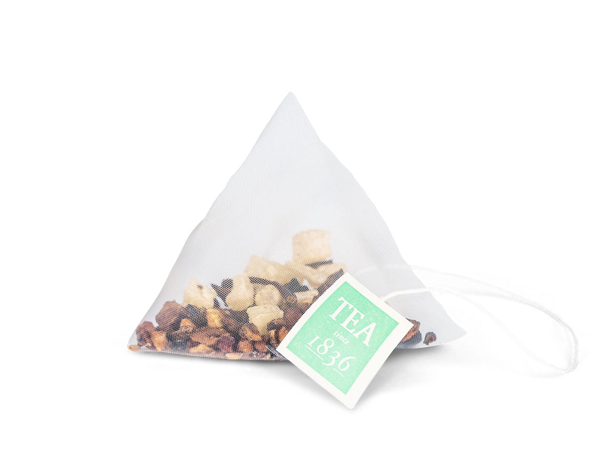 Infusión de frutas "Pomelo y Limón", Caja de 50 Píramides de Té en Bolsas