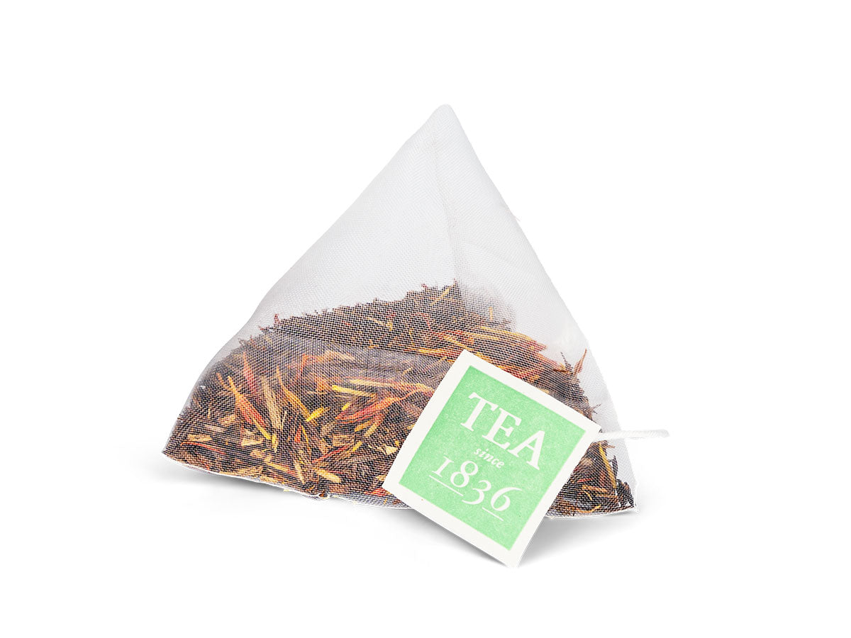 Mistura de infusão de Rooibos, Bush Fire, sabor a laranja