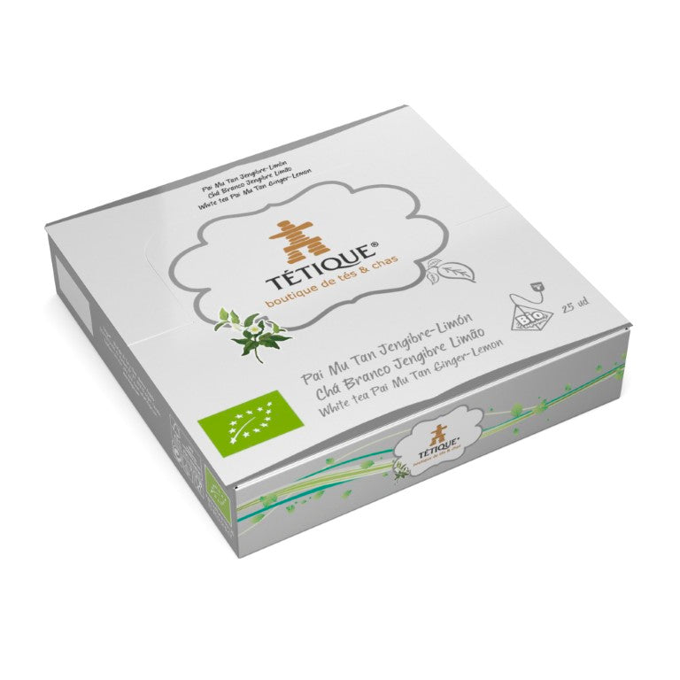 Comprar Te con Jengibre-Limón, Té ecológico blanco de limón y jengibre en caja