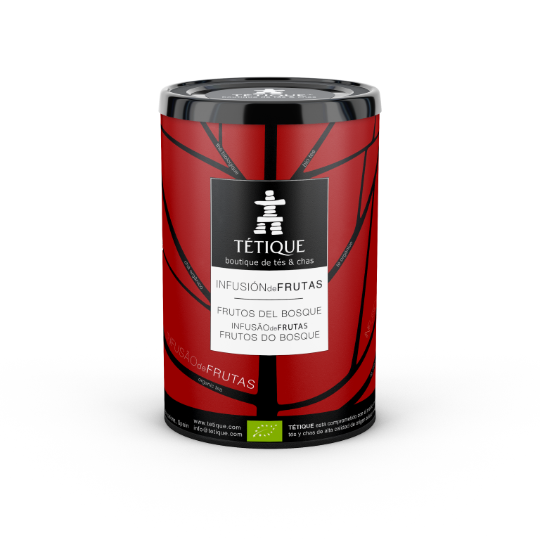 Infusión de frutos rojos Té de frutas Bebida orgánica Producto orgánico, Tétique proveedor de tés ecológicos frutos del bosque