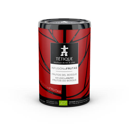 Infusión de frutos rojos Té de frutas Bebida orgánica Producto orgánico, Tétique proveedor de tés ecológicos frutos del bosque