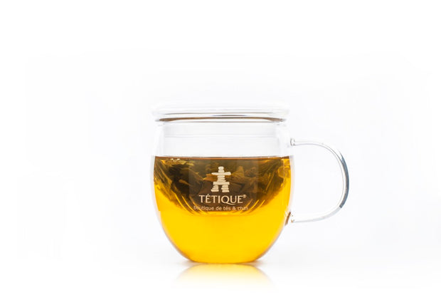 Taza con filtro para tés ecológicos a granel