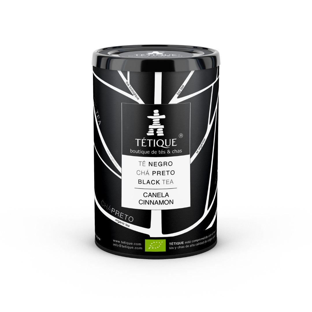 Té Negro Canela ecológico a granel, 285 gr. Envase de té negro con canela, ideal para hostelería.