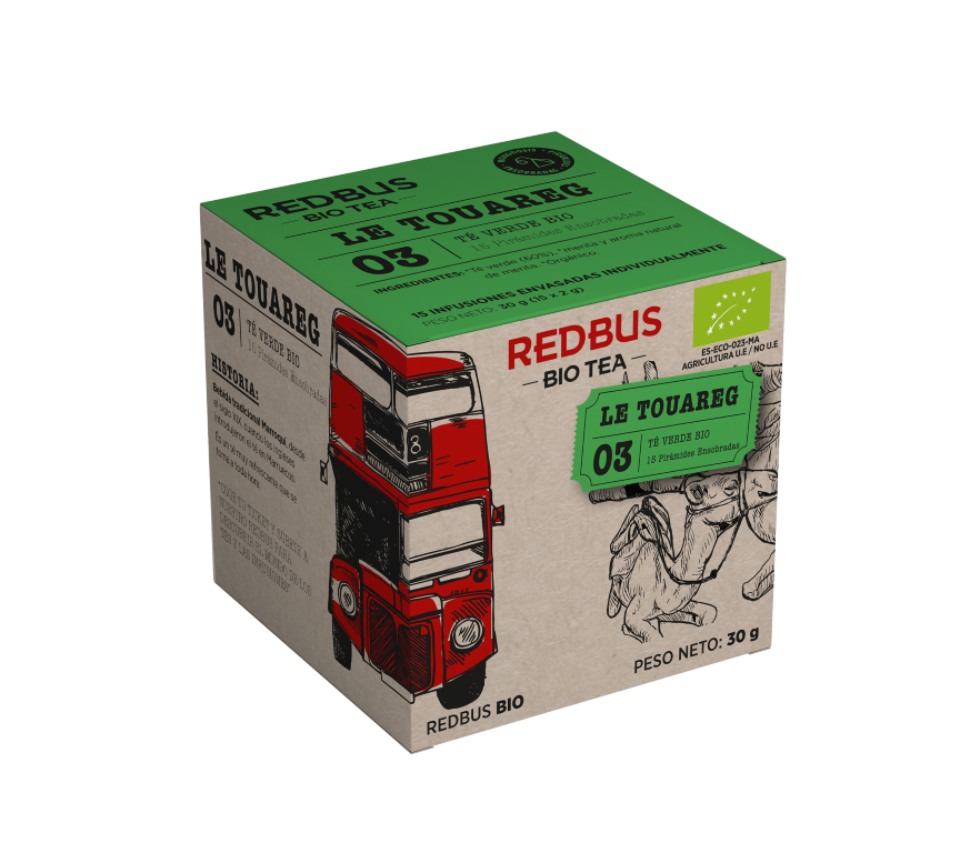 Caja de té verde bio Le Touareg