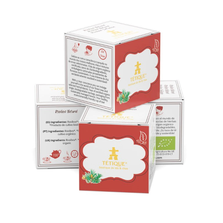 Proveedor de té Rooibos, Rooibos natural al por mayor, Cajas de té bio rooibos