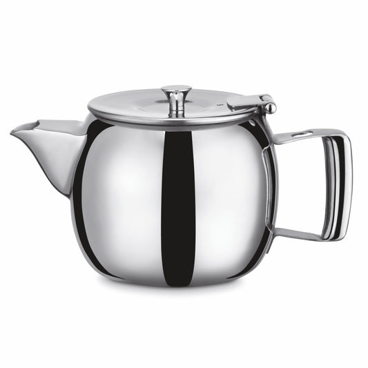 Tetera de Acero inoxidable de 0.4 litros con diseño elegante y funcional, ideal para preparar y servir té.