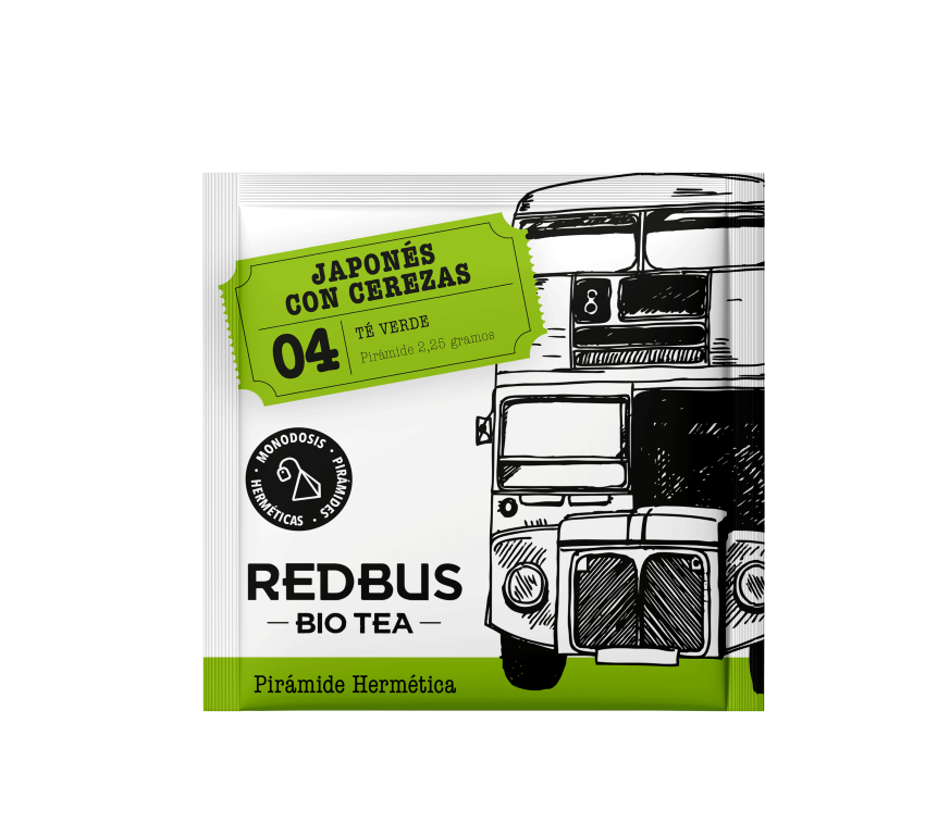 Té verde Japónes con Cerezas a granel