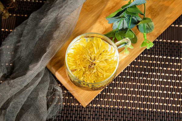 Té ecológico de crisantemos
