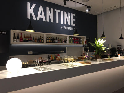 O estilo alemão no café Kantine v / Bödefelds