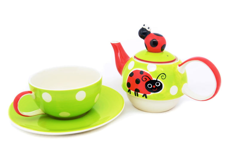 Tazas de té ecológico Tétique divertidas mariquita