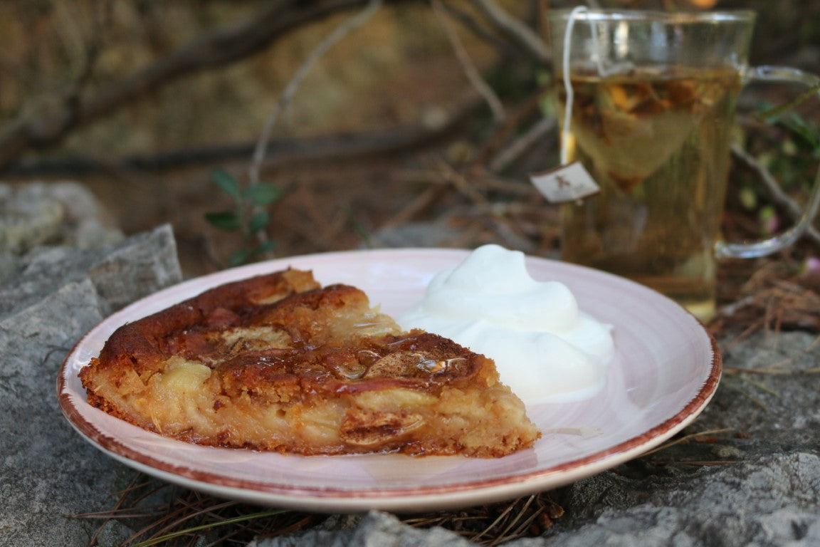 Tarta de manzana vegana receta Tétique