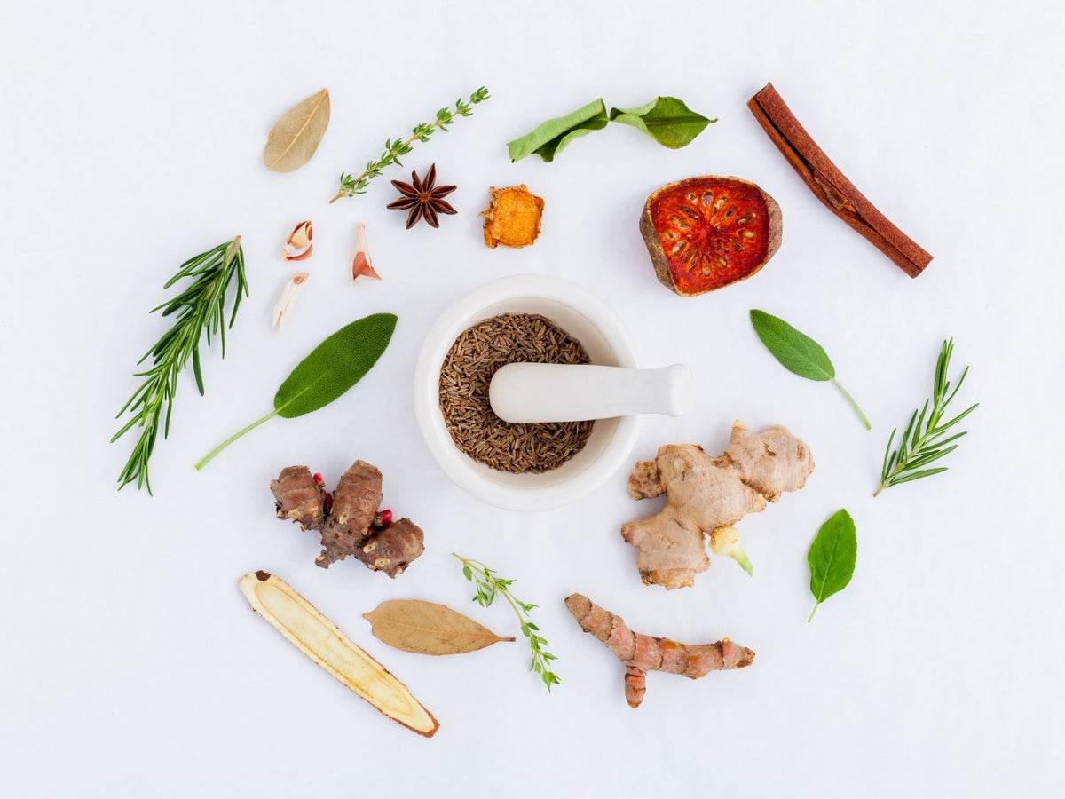 Ingredientes infusiones ayurvédicas Tétique