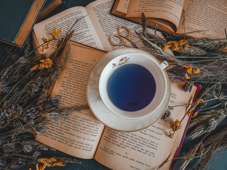Té azul ecológico