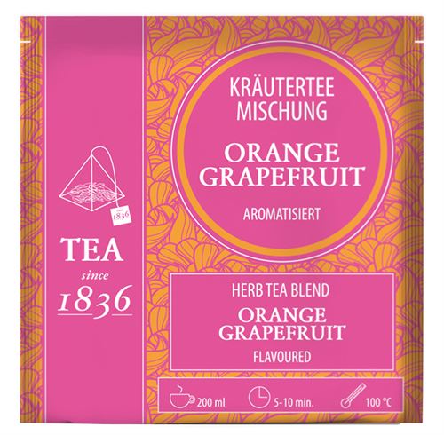 Mezcla refrescante de infusión de Hierbas con Naranja y Pomelo