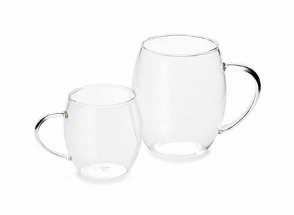 Taza de Té Tétique para pirámides, set de tazas de vidrio transparente para disfrutar del té.