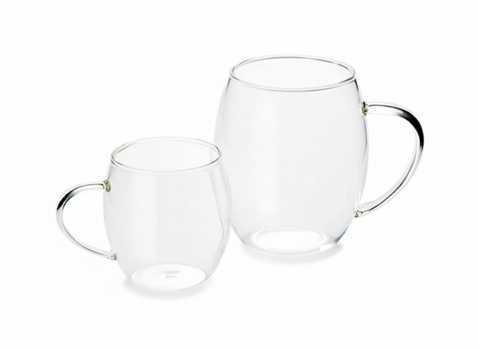 Taza de Té Tétique para pirámides, set de tazas de vidrio transparente para disfrutar del té.