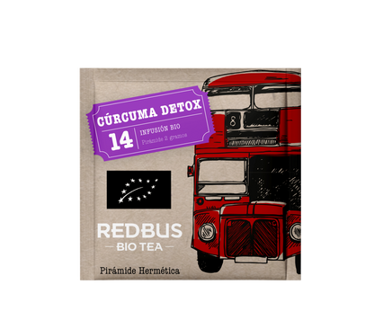 Infusión de cúrcuma a granel Bio Detox , tipo piramide