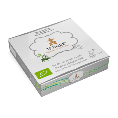 Comprar Te con Jengibre-Limón, Té ecológico blanco de limón y jengibre en caja