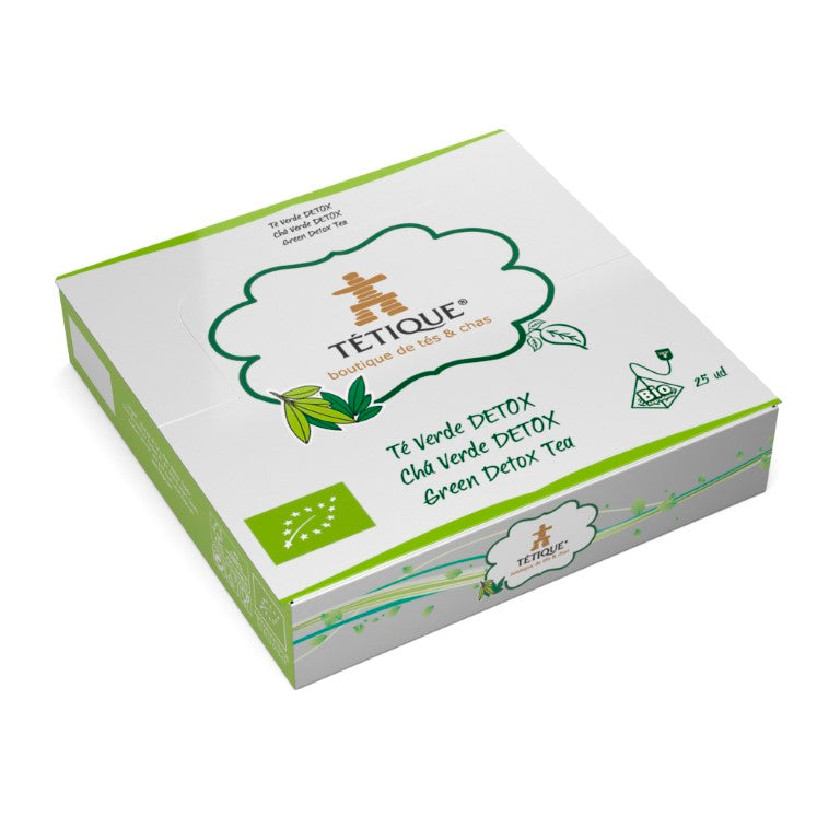 Proveedor Té Madrid, Proveedor Té Barcelona, Caja monodosis de tés verdes detox tétique