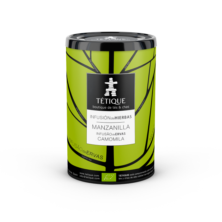 Comprar Infusión de Manzanilla BIO al por mayor, Proveedor de Infusión de Manzanilla BIO para hostelería, Envase de infusión ecológica de manzanilla en pirámide