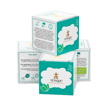 Comprar Infusión Menta, Infusión Menta Poleo ecológica, Caja de cartón sostenible Tétique