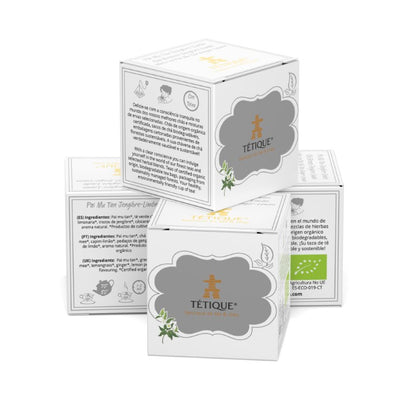 Comprar Té Pai Mu Tan, Caja de té ecológico blanco con limón y jengibre