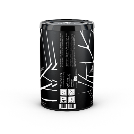 ,Ofertas de té Earl Grey Darjeeling,Té Earl Grey Darjeeling de calidad, Lata de té bio Tétique con bergamota