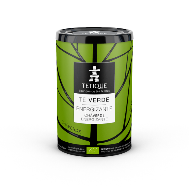 Comprar té verde energizante BIO Tétique, Oferta de té verde energizante para hostelería, Té biológico Mezcla de té sencha con guará y stevia