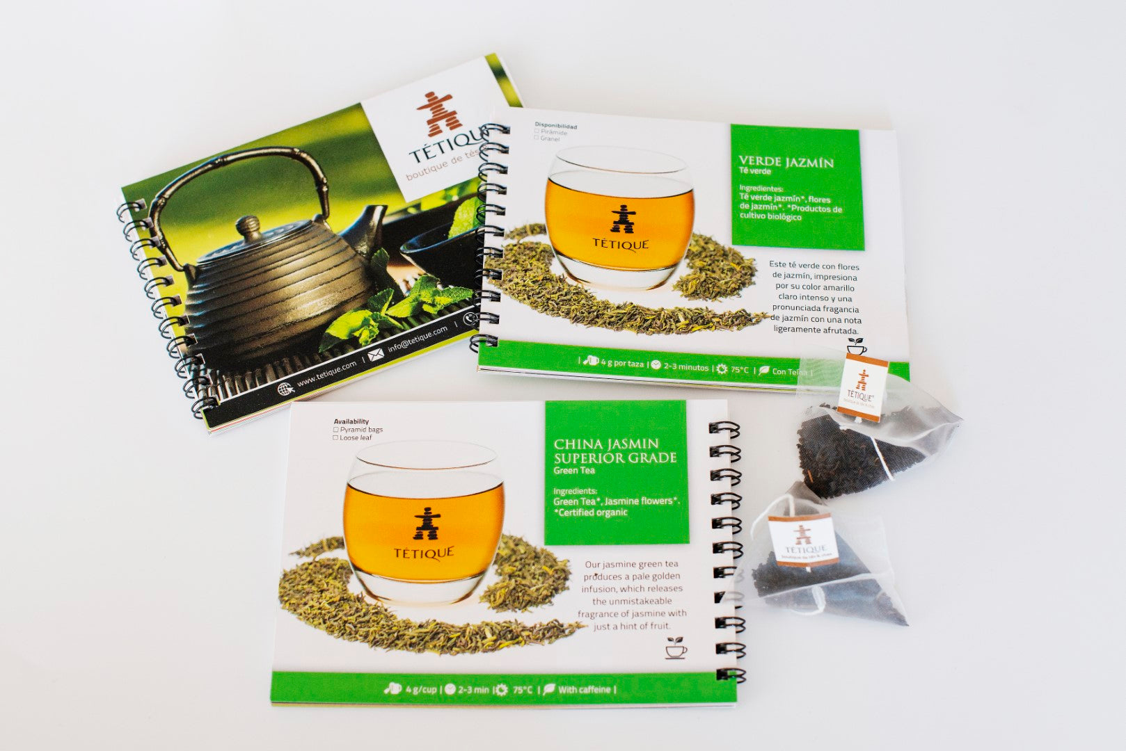 Menú de té ecológico para hostelería Tétique