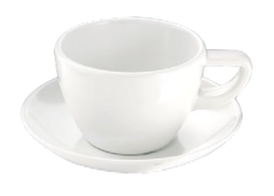 Tazas de porcelana para restaurantes, Accesorios de mesa para cafeterías en España, Vajilla blanca para hostelería,  taza blanca con plato para tés e infusiones Tétique
